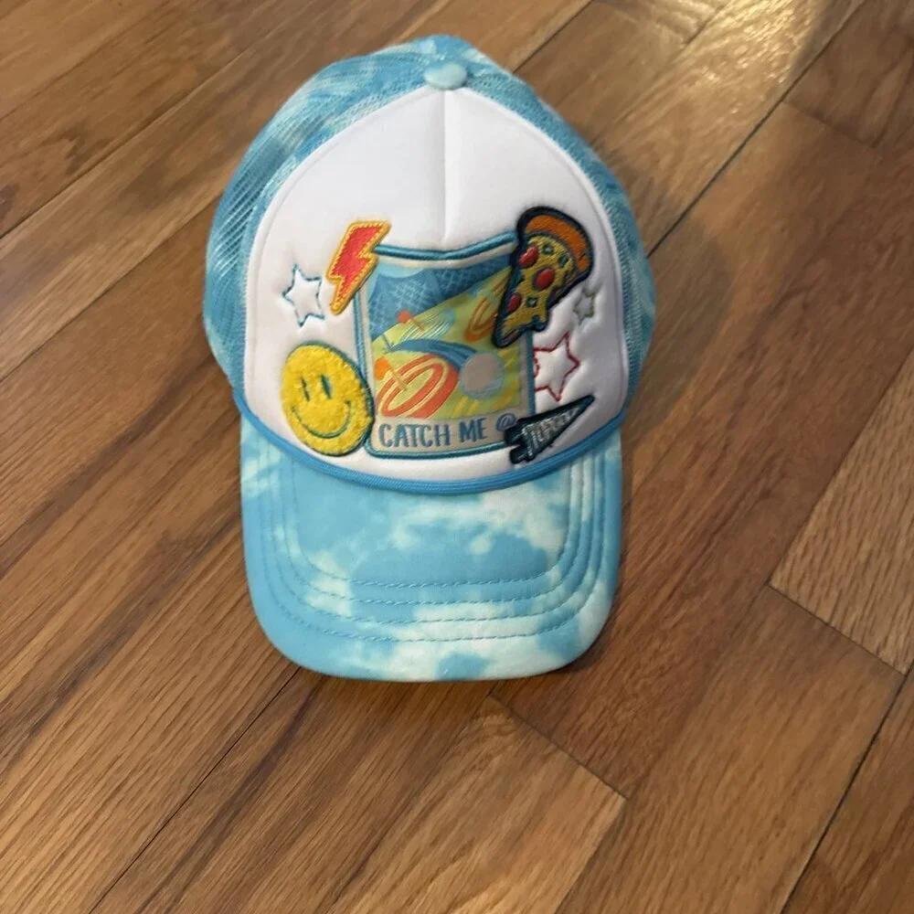 Catch Me At Top Golf Youth One Size Adjustable Mesh Snapback Hat Cap Trucker